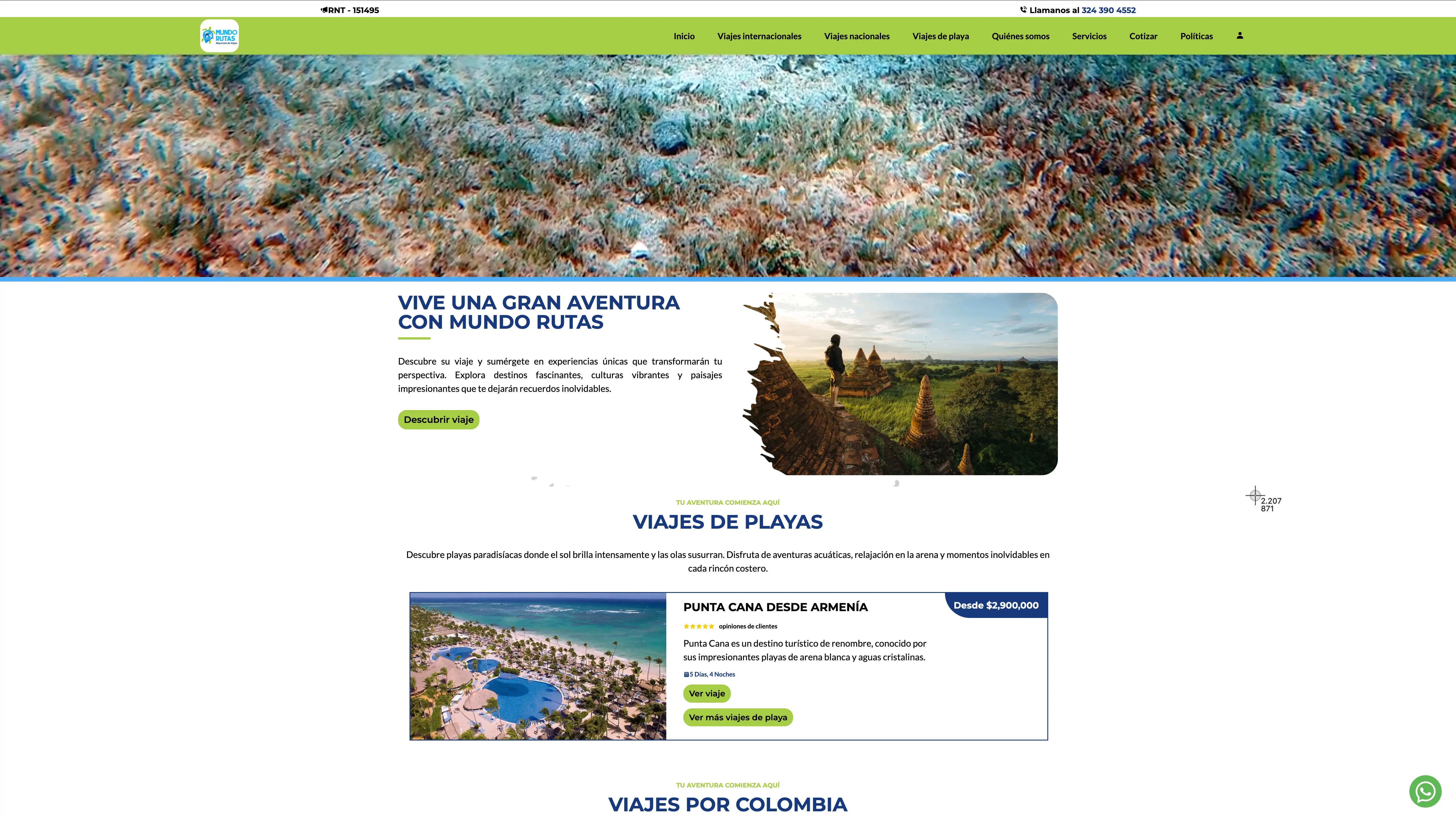 genesis travel - criforbits, páginas web ibagué